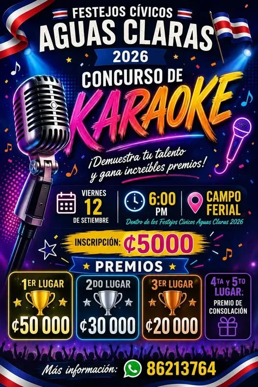 Participa en el Gran Concurso de Karaoke y demuestra tu talento. ¡Grandes premios te esperan!