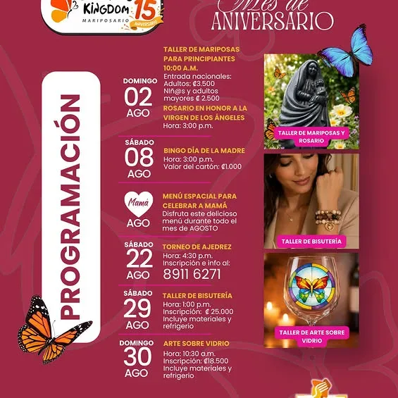 Celebra con nosotros un mes lleno de actividades en un entorno natural único.