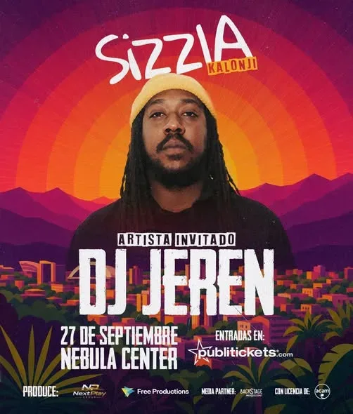 Disfruta de una noche vibrante con Sizzla Kalonji y DJs invitados en Costa Rica.