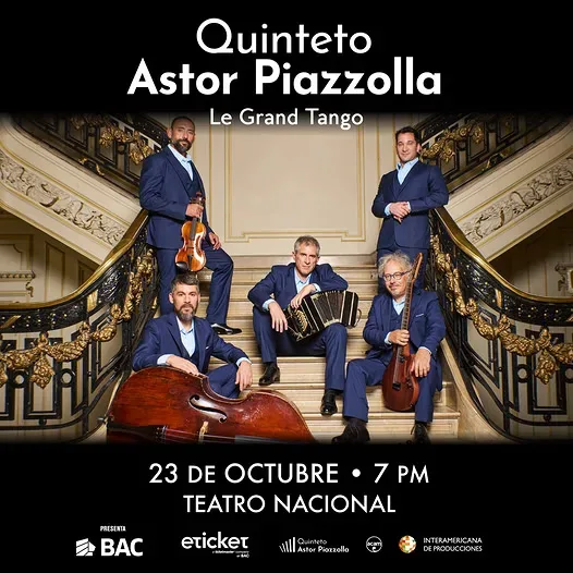 Disfruta de un concierto único dedicado al legado del Nuevo Tango en el Teatro Nacional.