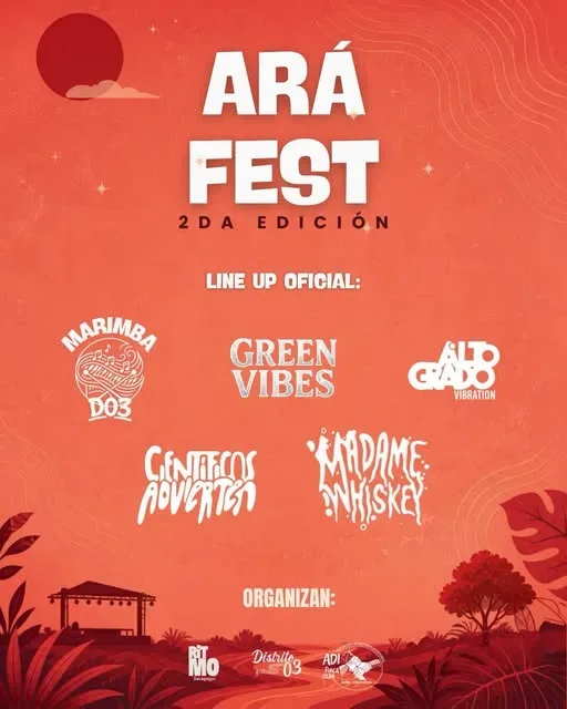 Disfruta de música en vivo y un ambiente festivo en la segunda edición de Ará Fest.