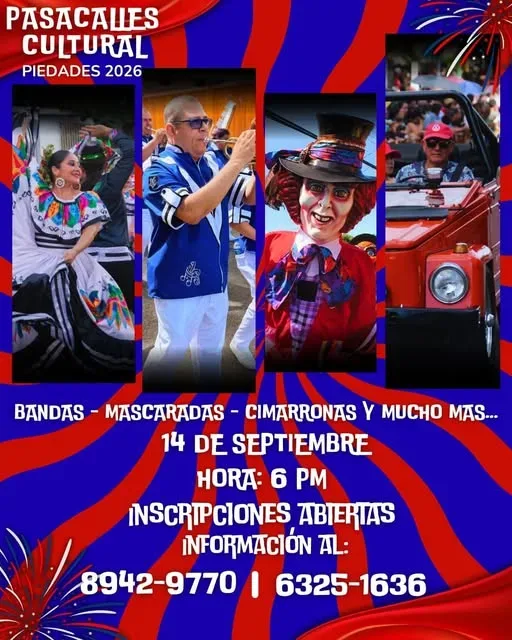 Una celebración que reúne música, tradición y alegría en las calles de Piedades de Santa Ana.