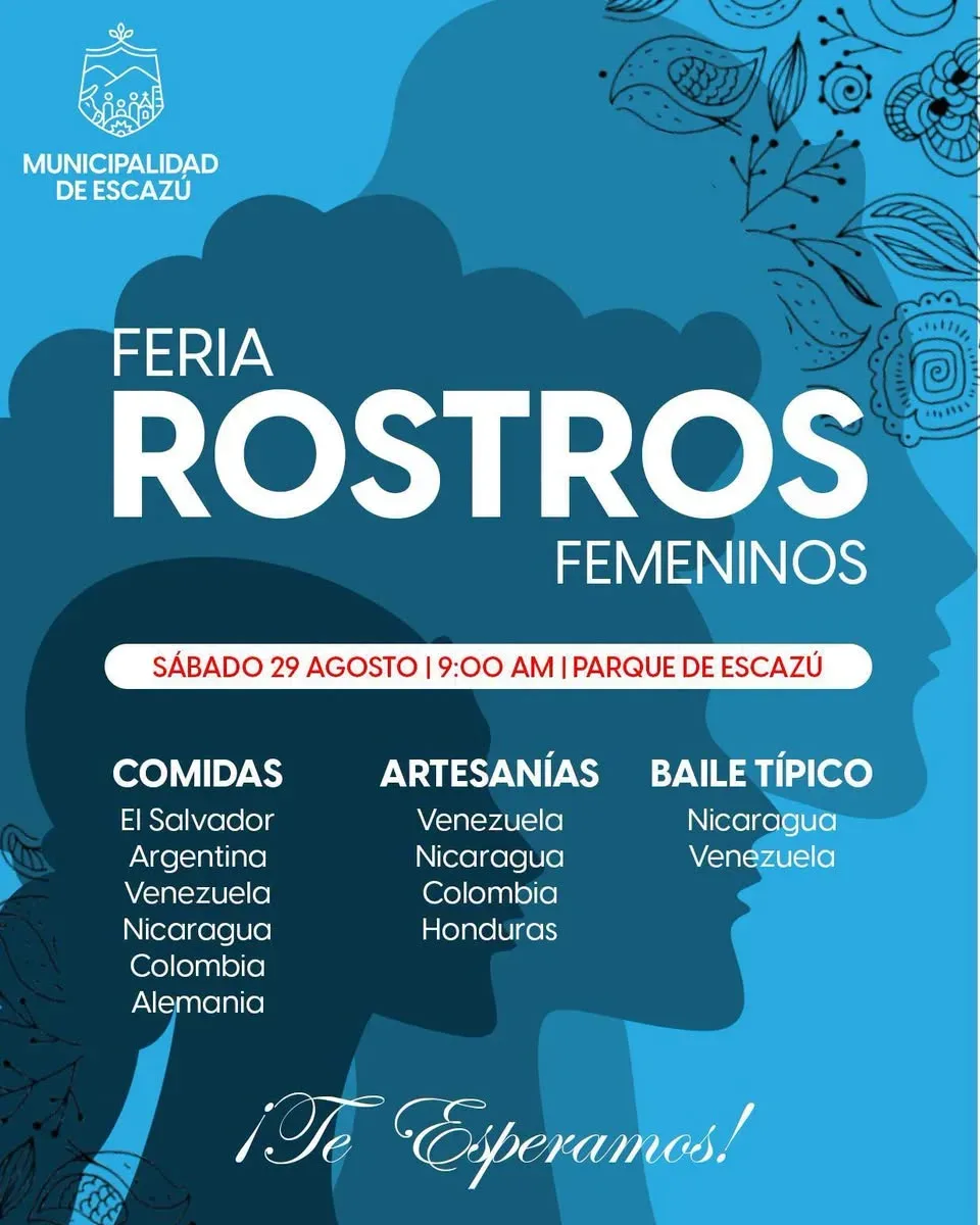 Disfruta de una feria con comidas, artesanías y baile típico en Escazú el 29 de agosto.