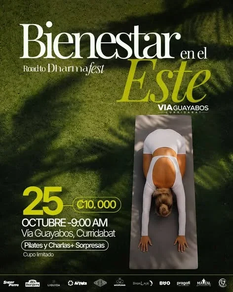 Mañana de bienestar con pilates, charlas, degustaciones y experiencias wellness en Vía Guayabos, Curridabat.