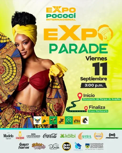Una celebración cultural llena de música y tradición en las calles de Pococí.