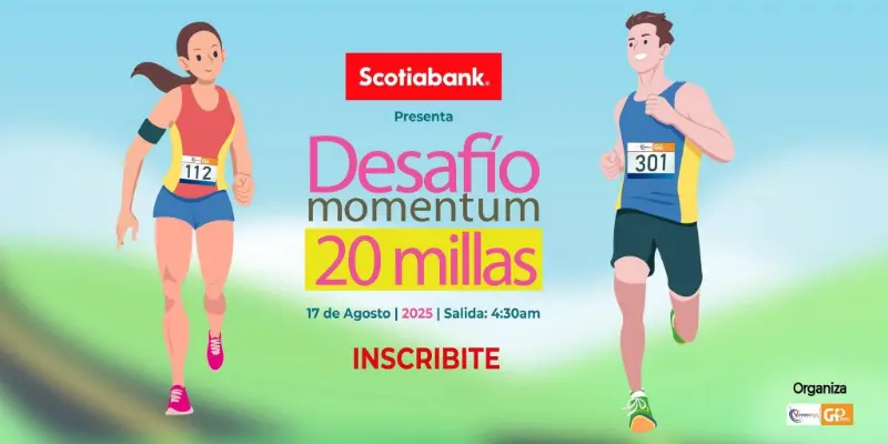 Que hacer hoy en Costa Rica: Carrera de 20 millas entre Momentum Pinares y Momentum Lindora, el 17 de agosto a las 4:30 a.m.