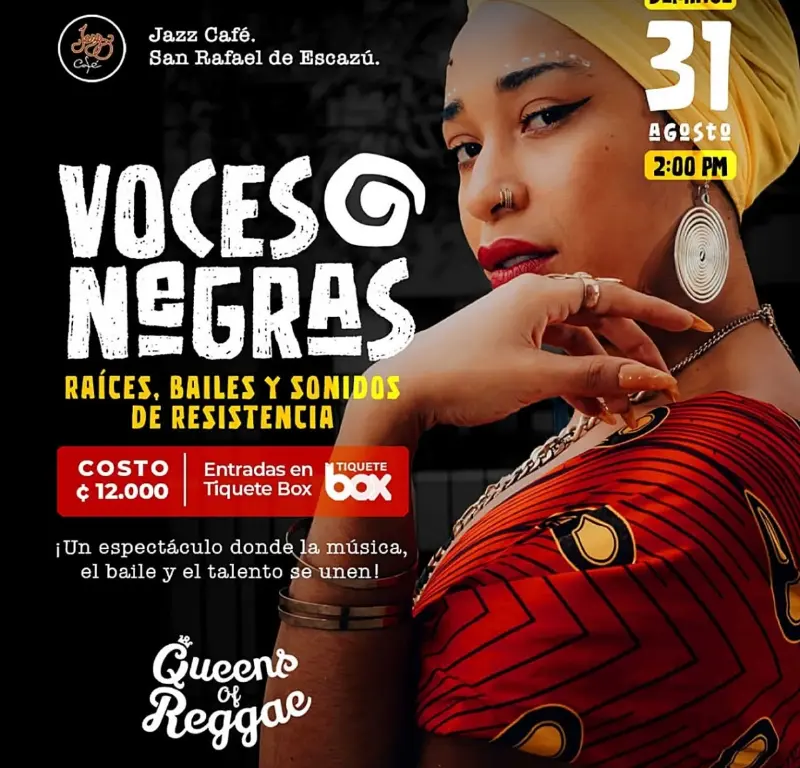 Que hacer hoy en Costa Rica: Raíces, bailes y sonidos de resistencia se unen en un show lleno de talento este 31 de agosto.