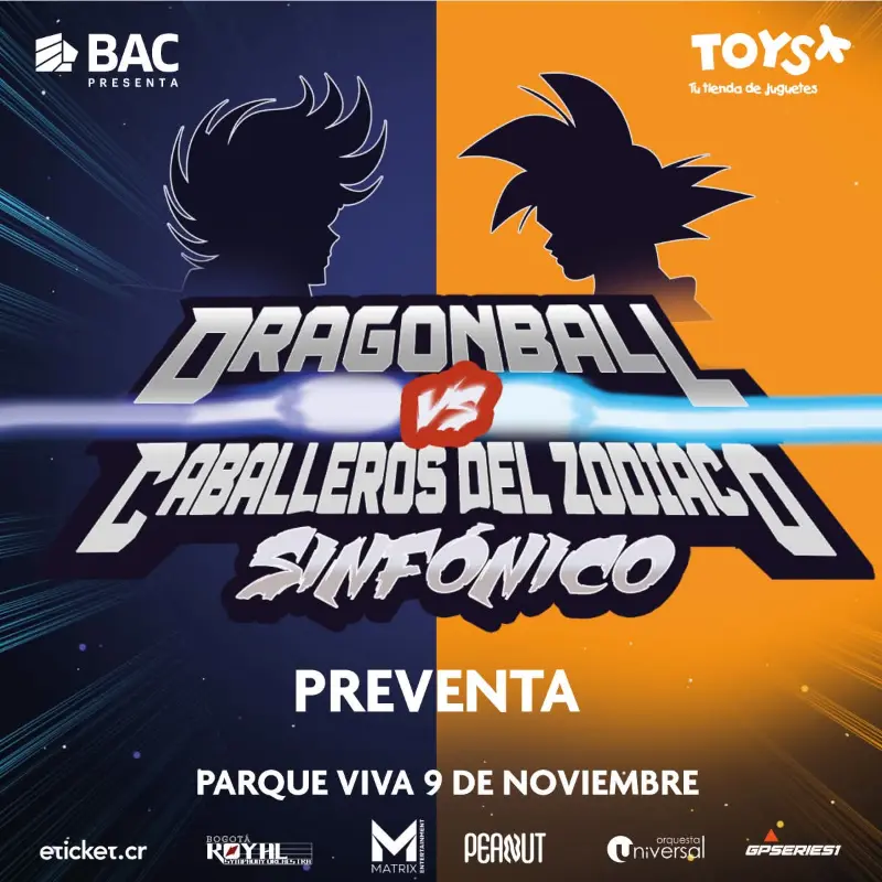 Que hacer hoy en Costa Rica: Un épico concierto sinfónico llega el 9 de noviembre con la música de Dragon Ball y Caballeros del Zodiaco.