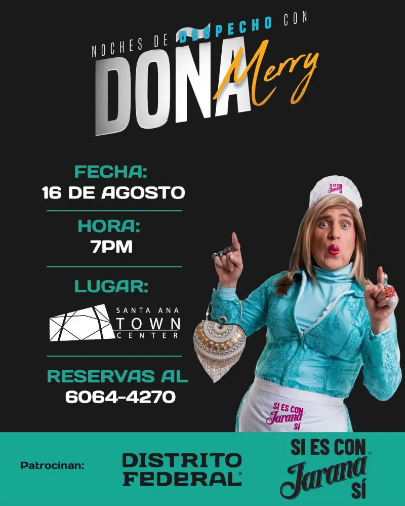 Que hacer hoy en Costa Rica: Un show lleno de humor y sentimiento para celebrar el Día de la Madre con Doña Merry.