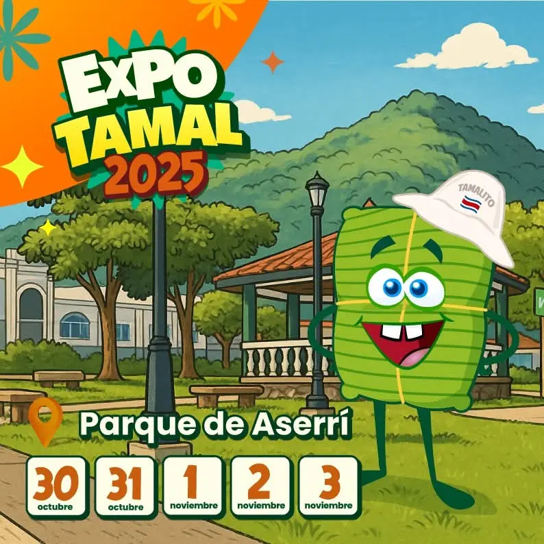 Que hacer hoy en Costa Rica: Del 30 de octubre al 3 de noviembre, Aserrí se llena de sabor y tradición con la Expo Tamal 2025.
