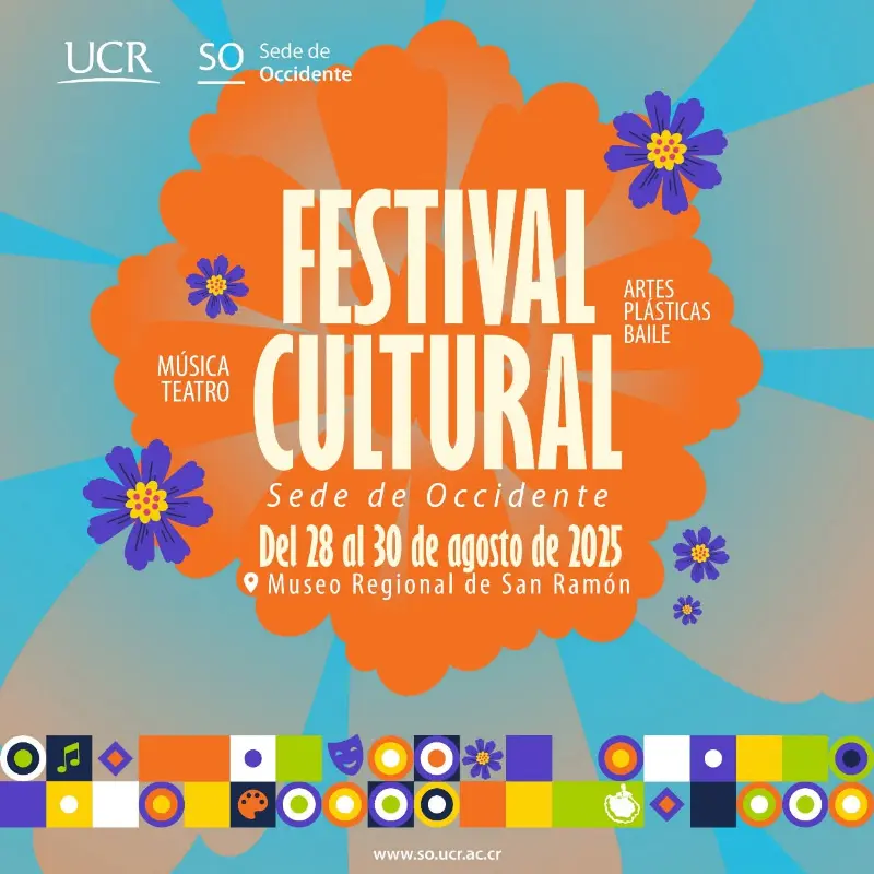 Que hacer hoy en Costa Rica: Del 28 al 30 de agosto, disfrutá música, teatro, artes plásticas y folklore en el Festival Cultural 2025 en San Ramón.
