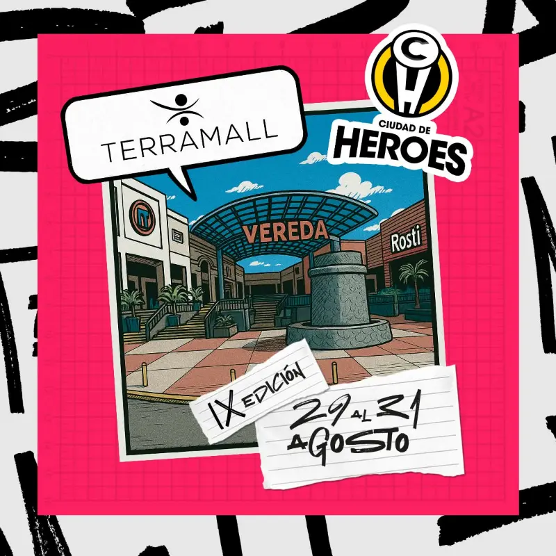 Que hacer hoy en Costa Rica: Del 29 al 31 de agosto llega a Terramall la IX edición de Ciudad de Héroes, un evento geek con propósito solidario.