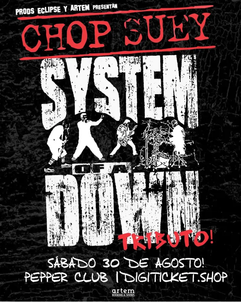 Que hacer hoy en Costa Rica: El 30 de agosto viví la energía de un concierto tributo a System of a Down en el Pepper Club.