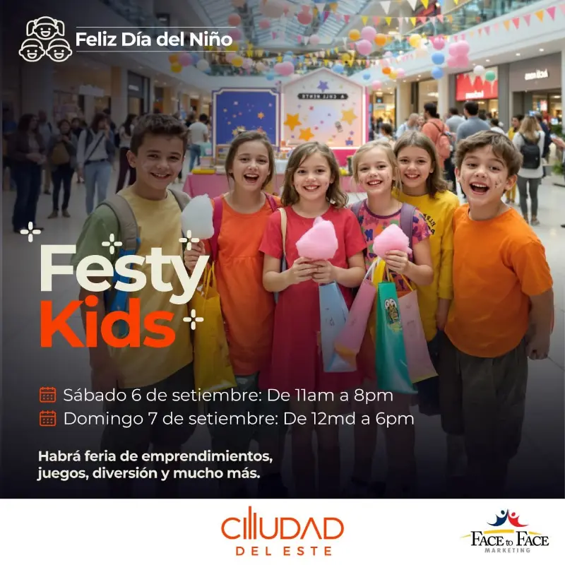 Que hacer hoy en Costa Rica: Un fin de semana lleno de juegos, talleres, feria de emprendimientos y shows para celebrar el Día del Niño en Ciudad del Este.