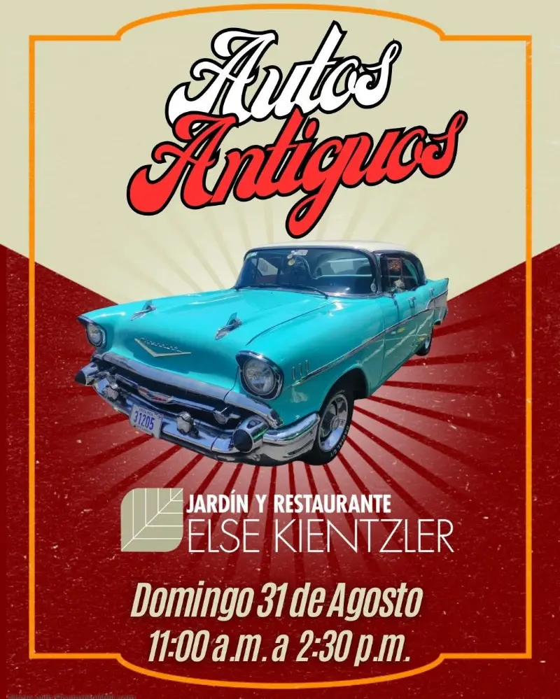 Que hacer hoy en Costa Rica: Más de 30 autos antiguos en exhibición este 31 de agosto en Sarchí.