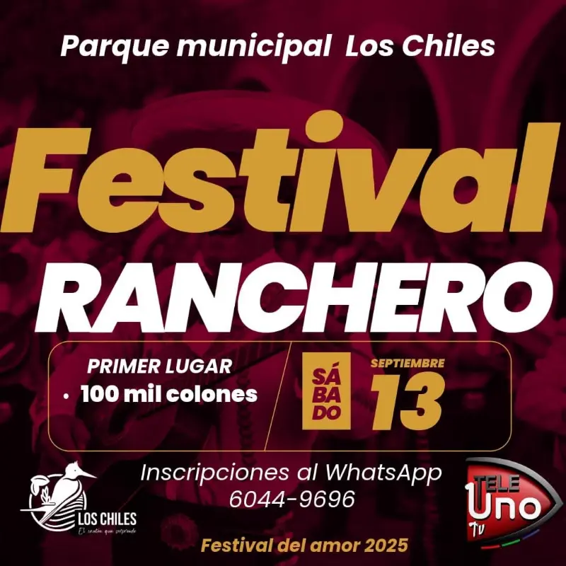 Que hacer hoy en Costa Rica: Concurso de música ranchera con un premio de ₡100,000 al primer lugar.