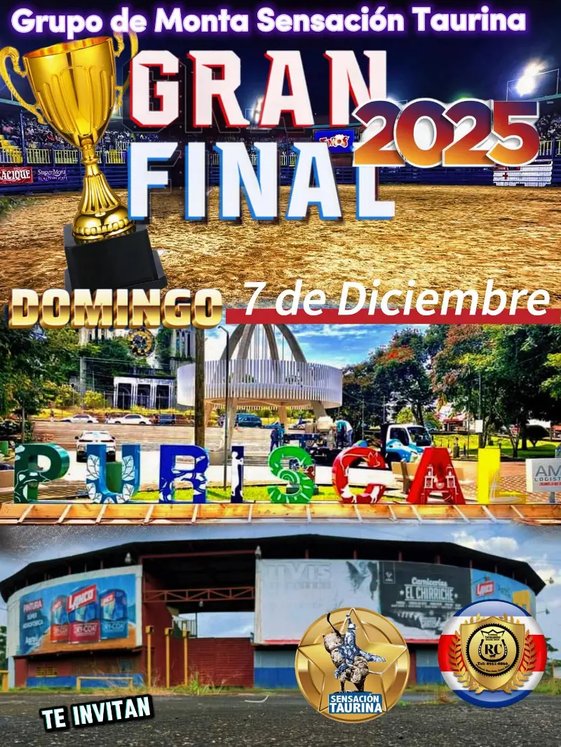 Que hacer hoy en Costa Rica: La emoción de la monta de toros llega a su gran final este 7 de diciembre en Puriscal.