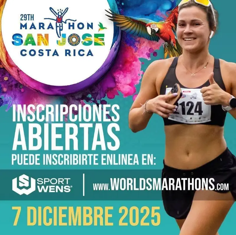 Que hacer hoy en Costa Rica: El próximo 7 de diciembre se corre la 29ª edición de la Maratón San José con distancias desde 5 km hasta 42 km.