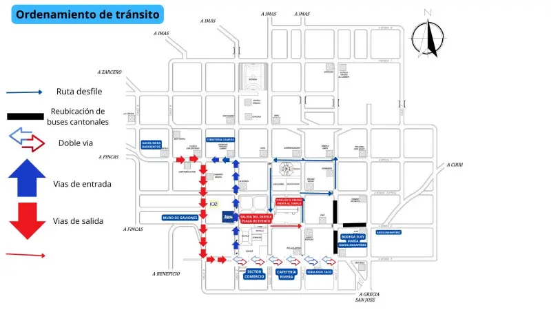 Que hacer hoy en Costa Rica: El desfile del 15 de septiembre inicia a las 8:00 am en la Plaza de Eventos y finaliza frente a la iglesia del centro.