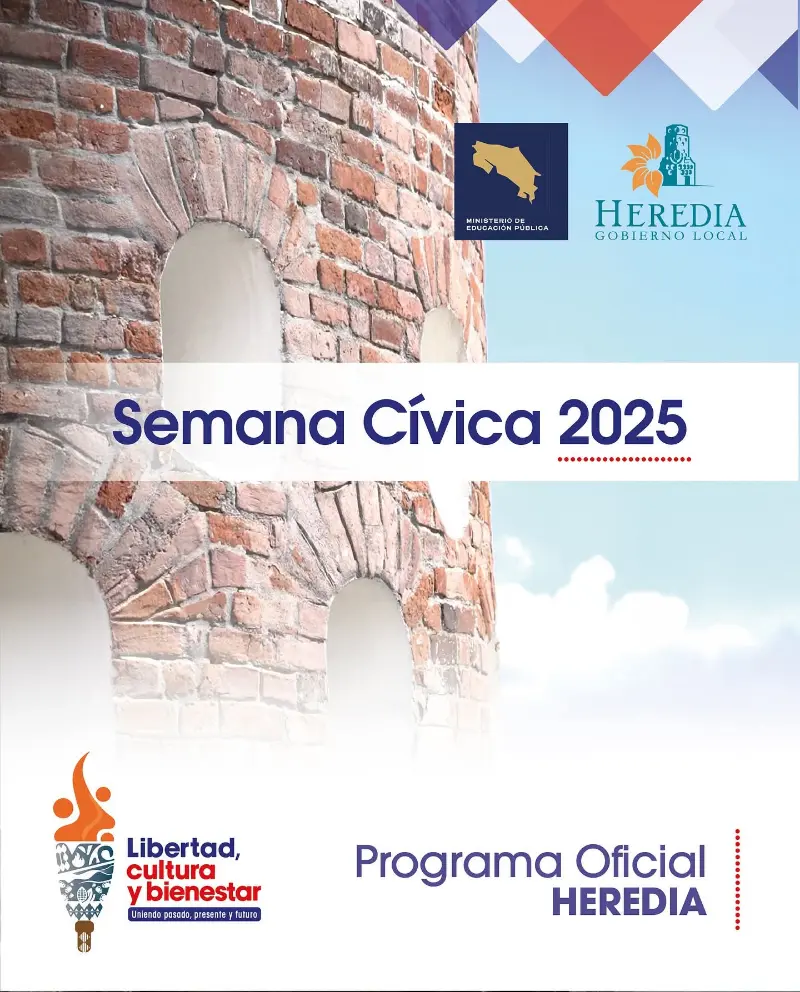 Que hacer hoy en Costa Rica: Del 8 al 14 de septiembre, Heredia celebra la Semana Cívica con actos cívicos, desfiles y conciertos en honor a la independencia de Costa Rica.