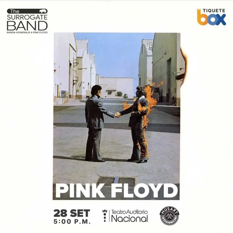 Que hacer hoy en Costa Rica: The Surrogate Band revive el legado de Pink Floyd con un show tributo inolvidable este 28 de septiembre.