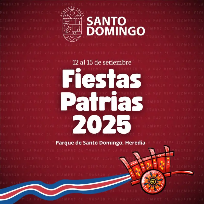 Que hacer hoy en Costa Rica: Del 12 al 15 de septiembre celebramos la independencia en el Parque de Santo Domingo con desfiles, faroles, conciertos y actividades culturales.