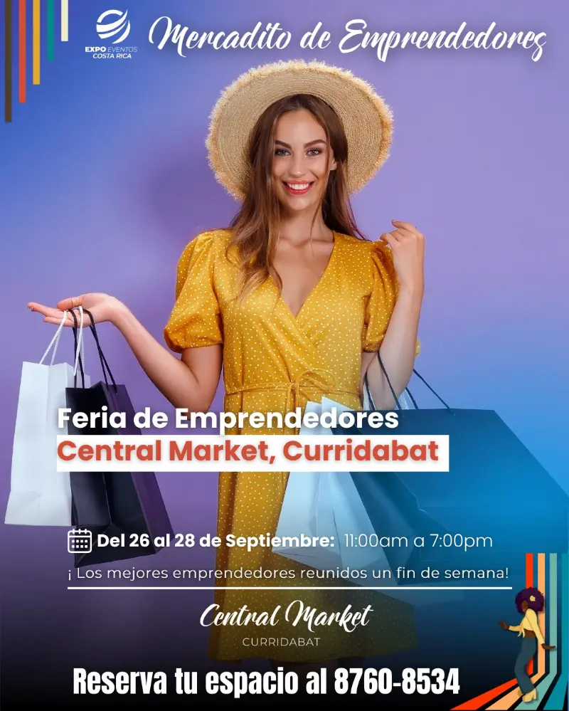 Que hacer hoy en Costa Rica: Del 26 al 28 de septiembre, viví un fin de semana lleno de creatividad, talleres y música en Central Market Curridabat.