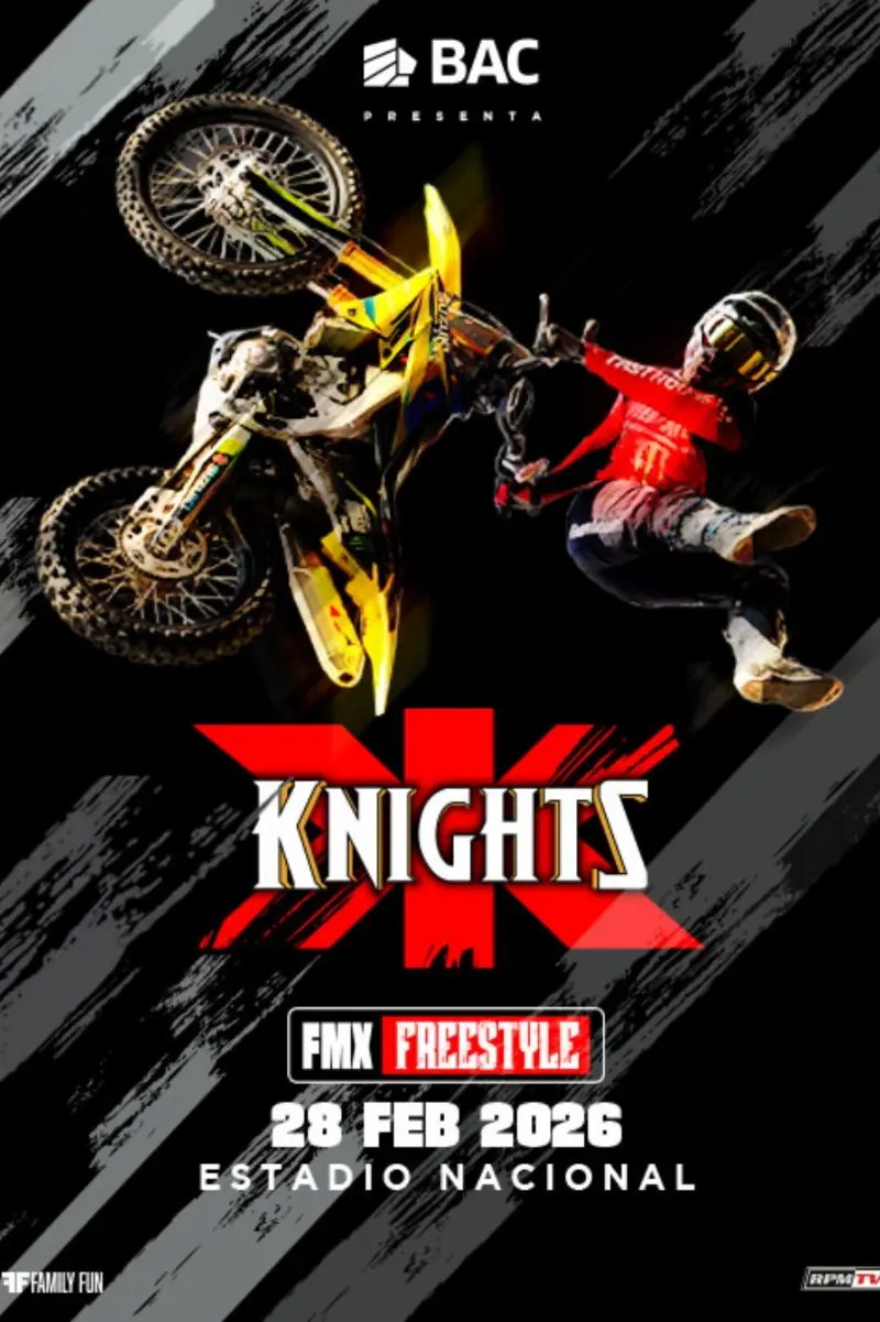 Que hacer hoy en Costa Rica: La adrenalina del freestyle motocross regresa al Estadio Nacional el 28 de febrero de 2026.