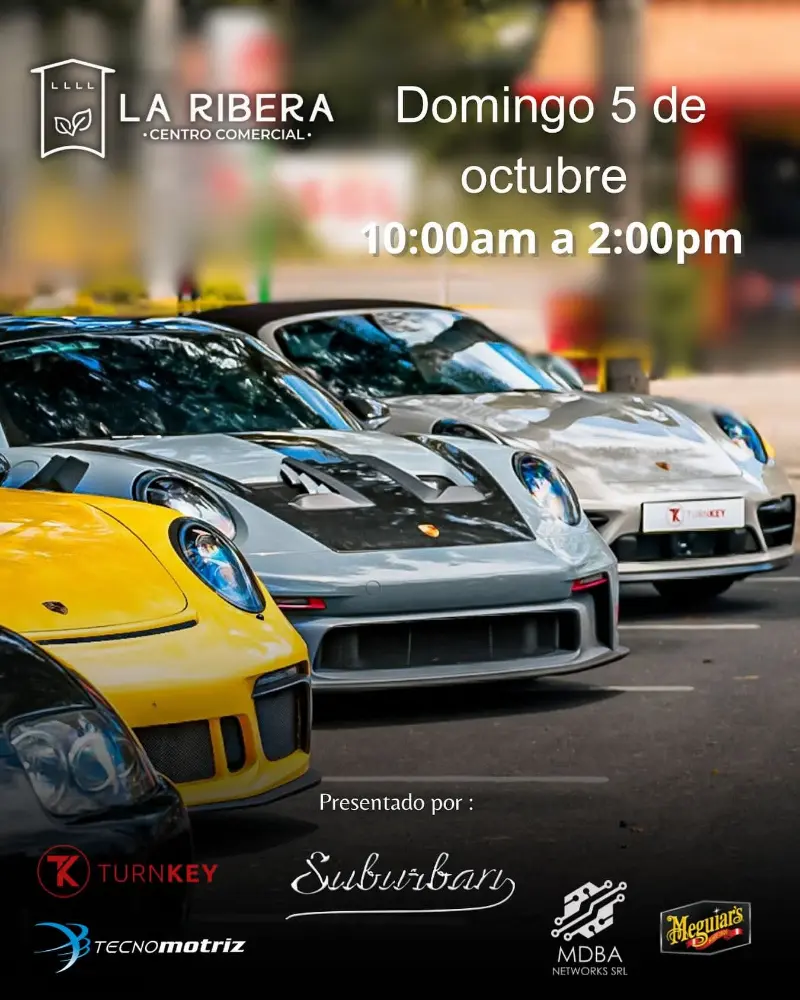 Que hacer hoy en Costa Rica: El 5 de octubre viví la adrenalina y el glamour en la gran exhibición de autos de lujo en La Ribera.