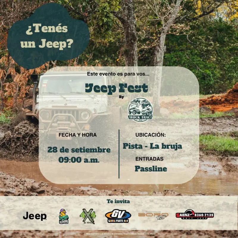 Que hacer hoy en Costa Rica: Un evento exclusivo para Jeeps con destrezas, rifas y mucha adrenalina.