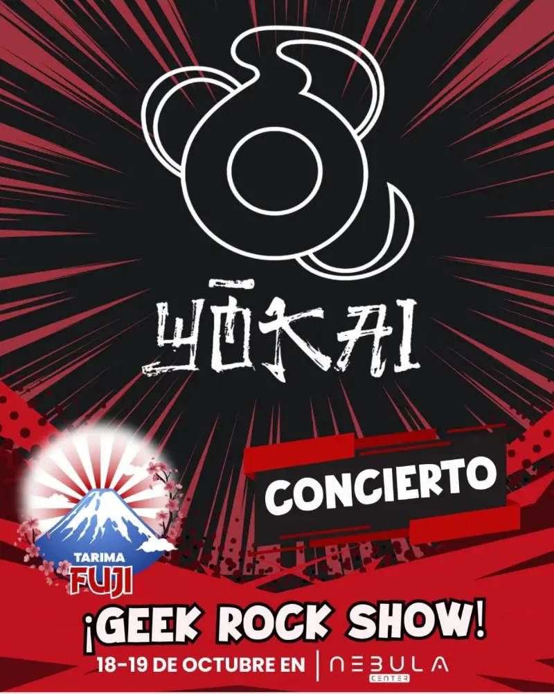 Que hacer hoy en Costa Rica: El Geek Rock Show más épico del Festival Kamen 2025 llega con YŌKAI en la Tarima Fuji.
