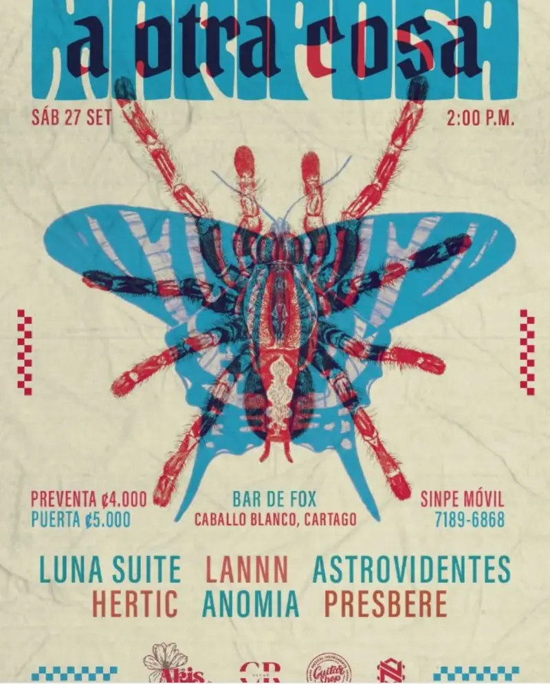 Que hacer hoy en Costa Rica: El 27 de septiembre vení a disfrutar de un festival con bandas nacionales en el Bar de Fox, Caballo Blanco, Cartago.