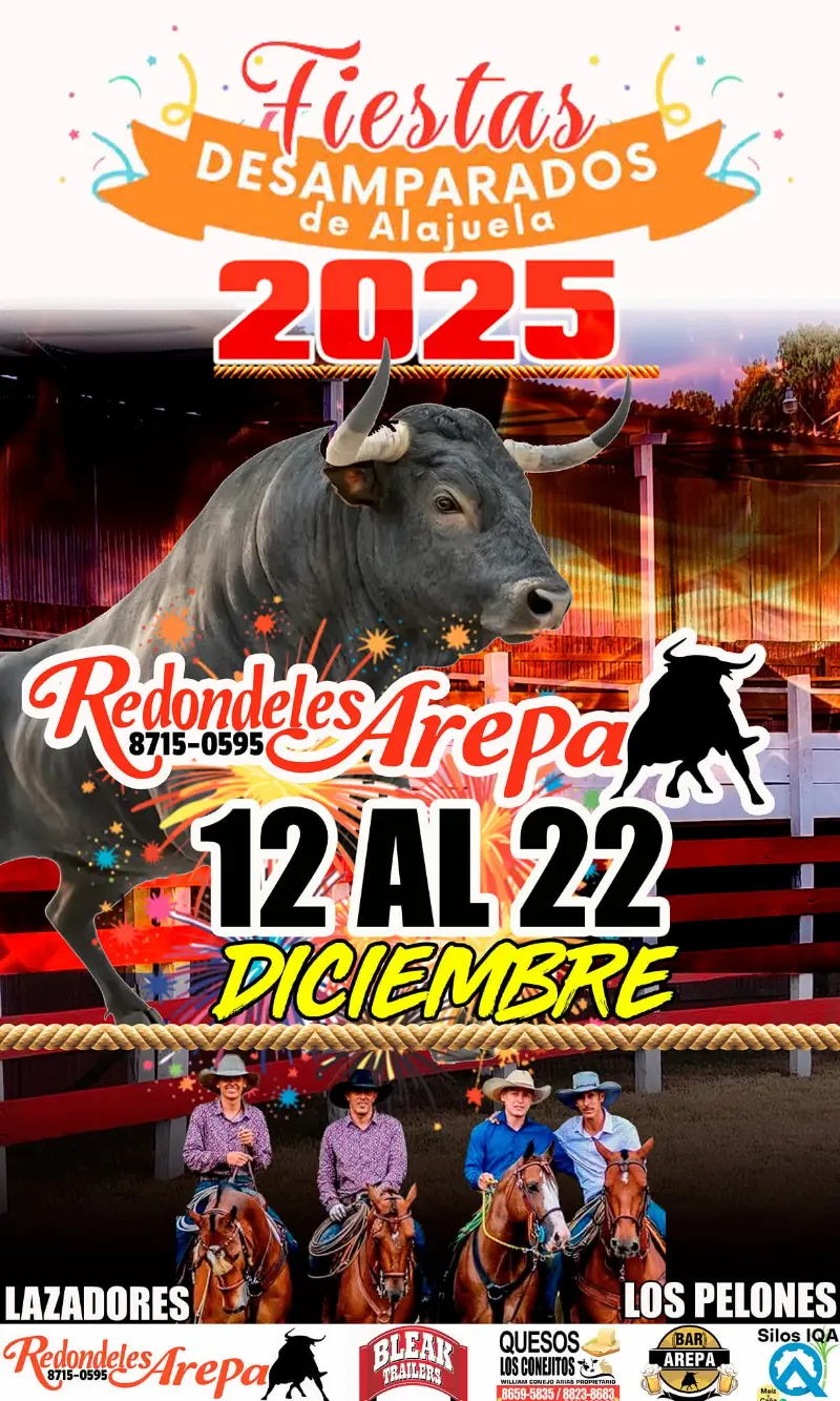 Que hacer hoy en Costa Rica: Del 12 al 22 de diciembre disfruta de las Fiestas de Desamparados de Alajuela con topes, corridas de toros y mucha diversión.