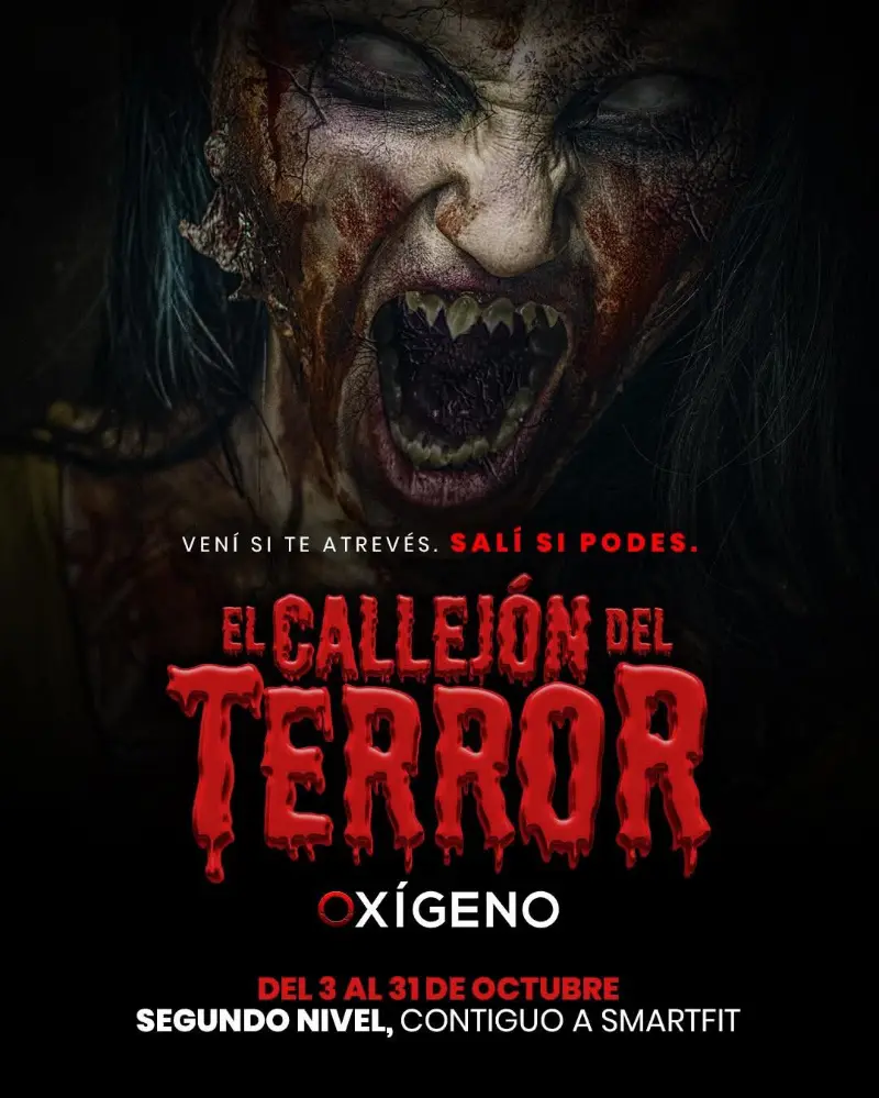 Que hacer hoy en Costa Rica: Vení si te atrevés... salí si podés. La experiencia más aterradora del año llega a Oxígeno.