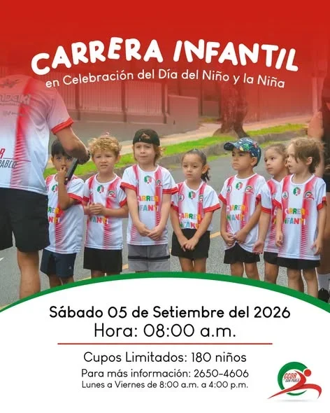 Una emocionante carrera para celebrar el Día del Niño y la Niña, con categorías por edad y distancias específicas.