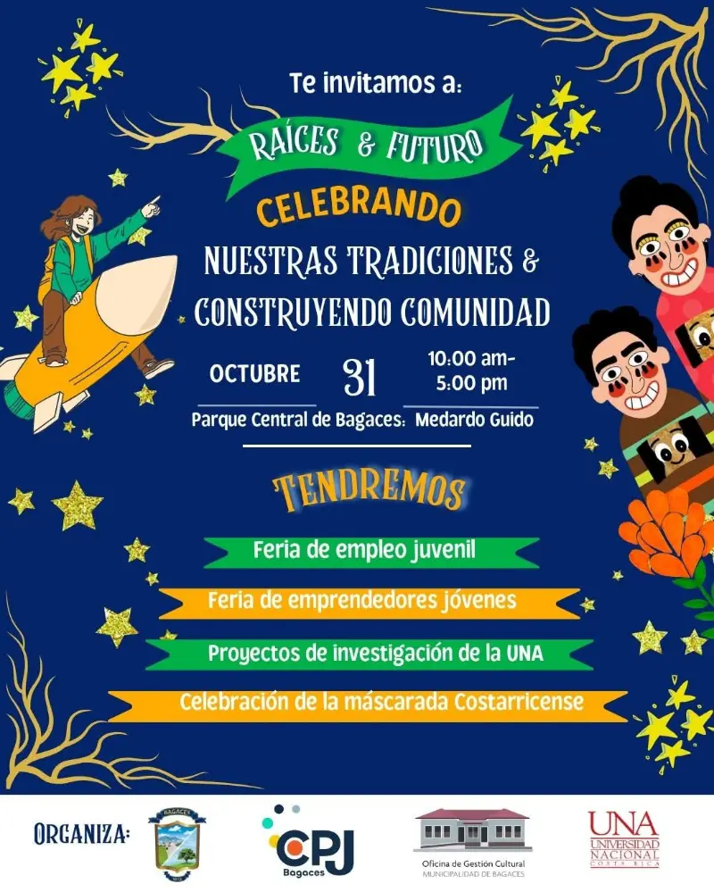 Que hacer hoy en Costa Rica: Una jornada cultural para celebrar la identidad, el talento joven y las tradiciones costarricenses en Bagaces.