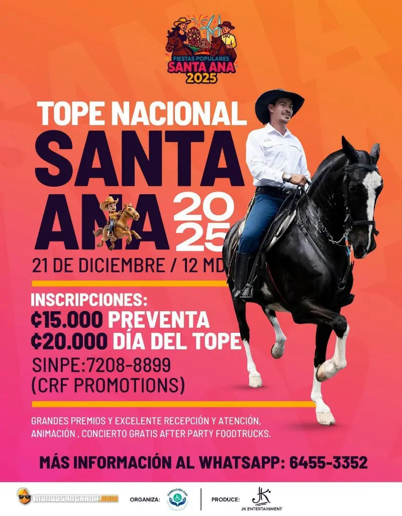 Que hacer hoy en Costa Rica: El evento ecuestre más esperado del año llega a Santa Ana con música, premios y ambiente familiar.