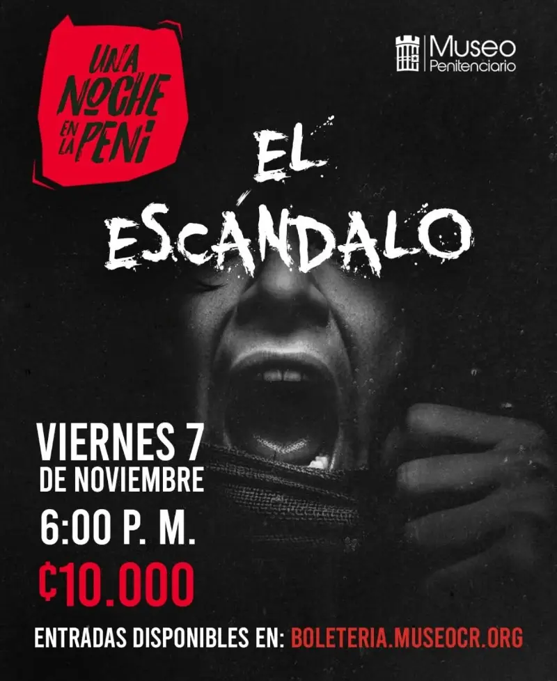 Que hacer hoy en Costa Rica: Experiencia nocturna en el Museo Penitenciario con relatos sobre la historia y derechos humanos.