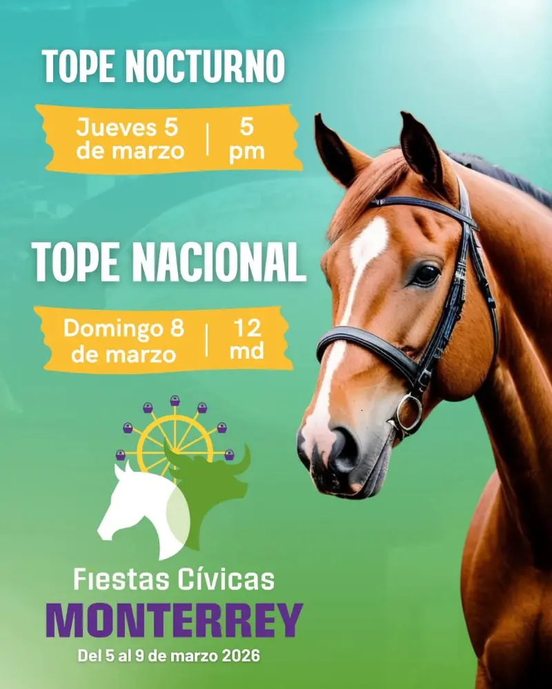 Que hacer hoy en Costa Rica: Del 5 al 9 de marzo, Monterrey celebra sus fiestas cívicas con topes, música y ambiente familiar.