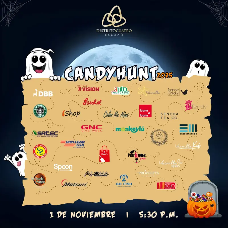 Que hacer hoy en Costa Rica: Una tarde mágica de disfraces, dulces y diversión para toda la familia en Distrito Cuatro.