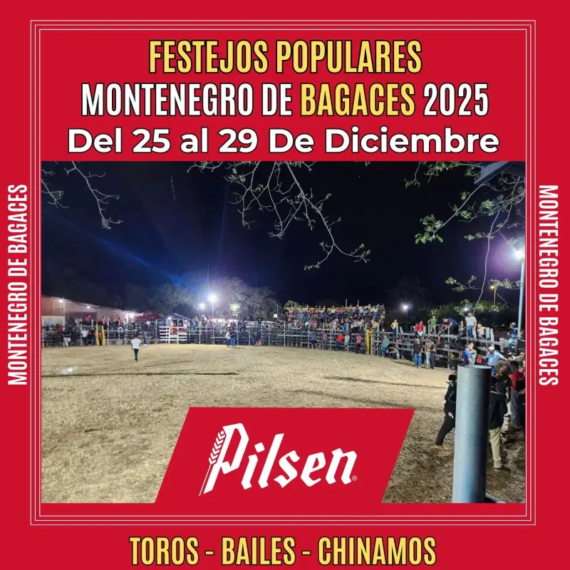 Que hacer hoy en Costa Rica: Del 25 al 29 de diciembre, viví las tradicionales fiestas taurinas en Montenegro con montas, música y ambiente familiar.