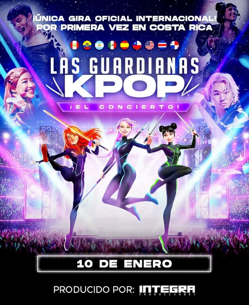 Que hacer hoy en Costa Rica: El espectáculo internacional de KPOP llega por primera vez a Costa Rica este 10 de enero de 2026.