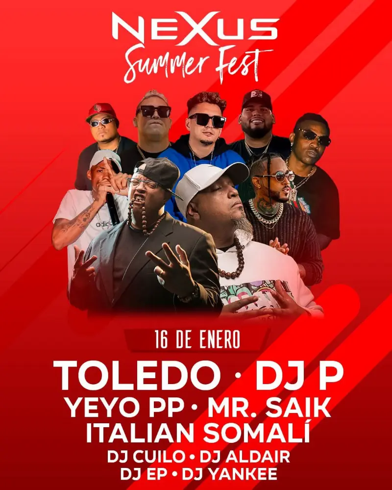 Que hacer hoy en Costa Rica: El verano arranca con los mejores artistas del reguetón y dancehall en el Nexus Summer Fest.