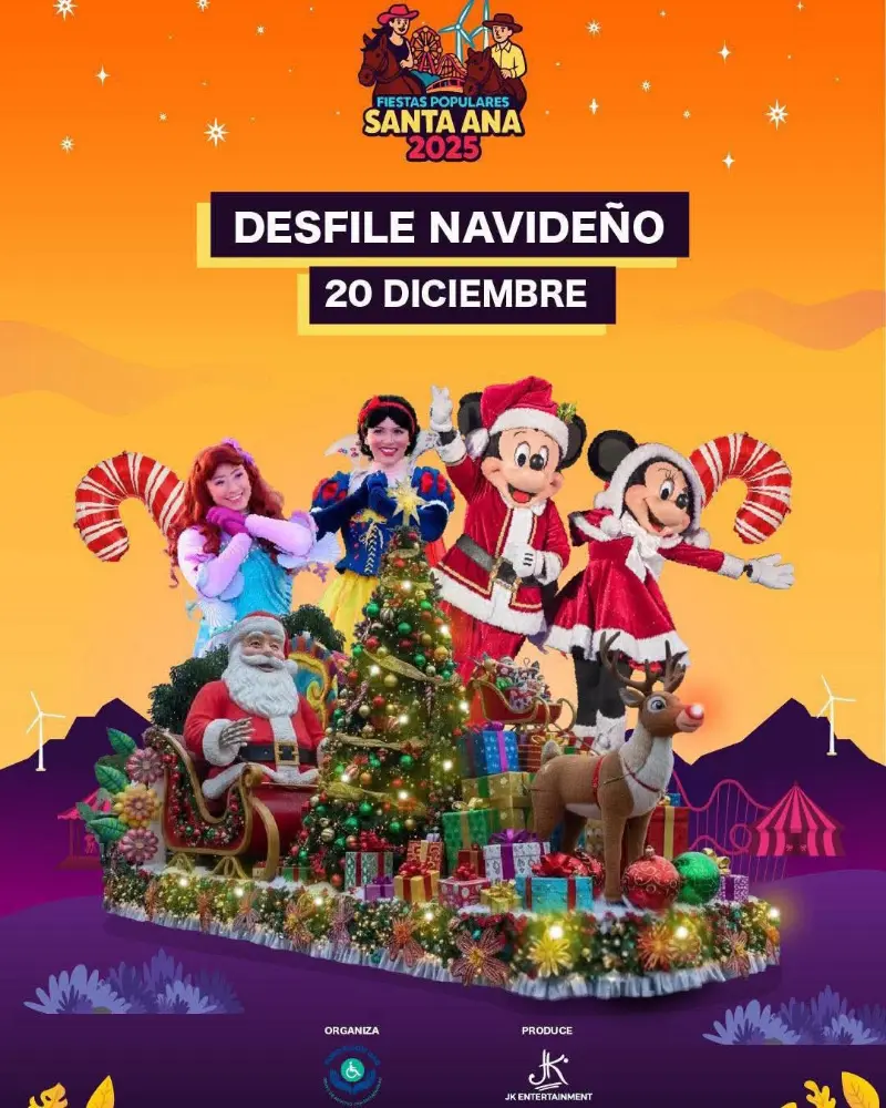 Que hacer hoy en Costa Rica: El 20 de diciembre Santa Ana se llena de magia con el gran Desfile Navideño, parte de las Fiestas Populares Santa Ana 2025.