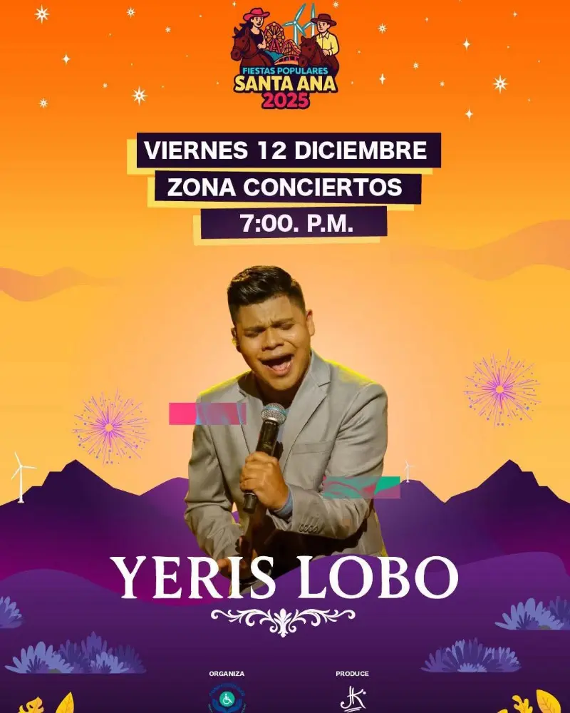 Que hacer hoy en Costa Rica: El ganador de Nace una Estrella se presentará el viernes 12 de diciembre en las Fiestas Populares Santa Ana 2025.