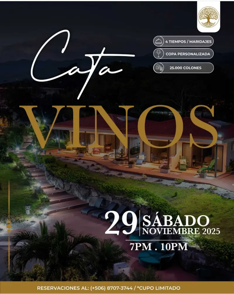 Una experiencia sensorial con maridaje de 4 tiempos en las montañas de San Ramón.