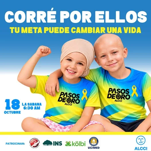 Carrera y caminata solidaria en La Sabana para apoyar a niños con cáncer y sus familias.