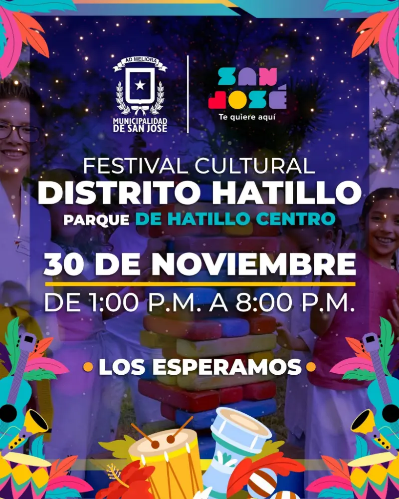 El Parque de Hatillo Centro celebra el Festival Cultural con música, arte y actividades familiares este 30 de noviembre.