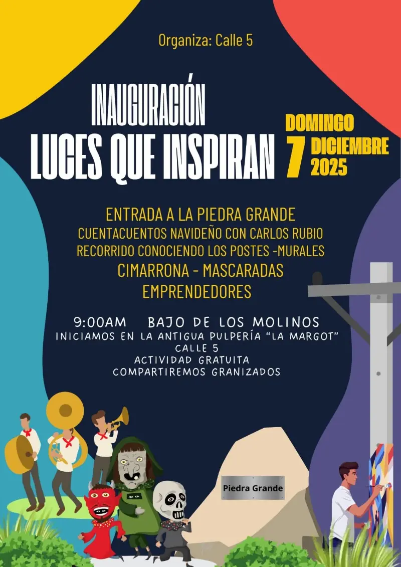 Que hacer hoy en Costa Rica: Inauguración con recorrido, cuentacuentos, cimarrona, mascaradas y actividades comunitarias.