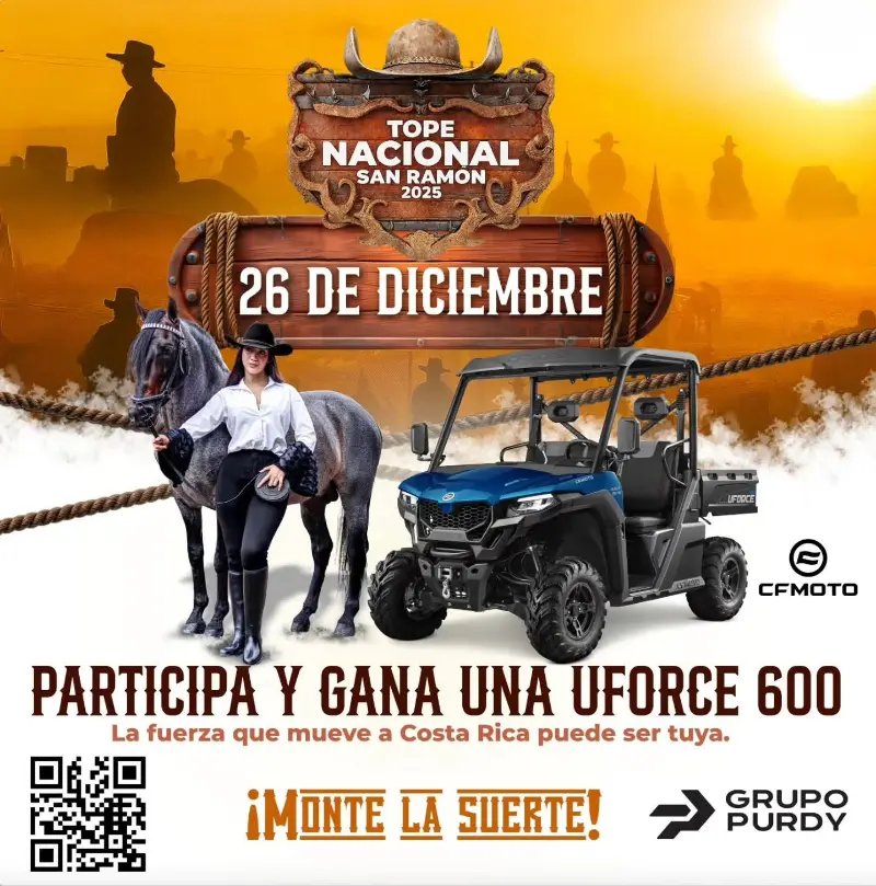 Que hacer hoy en Costa Rica: El tradicional Tope Nacional será el 26 de diciembre y contará con premios y actividades especiales.